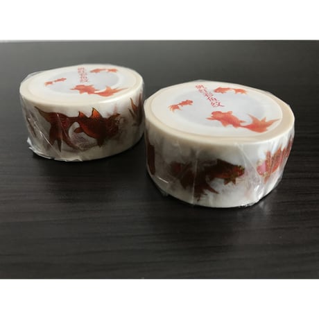 ＜矾红彩鱼纹＞和紙紙膠帶【國立故宮博物院 】 マスキングテープ