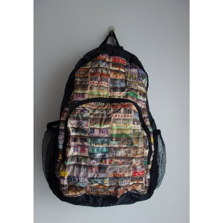 【香港☆G.O.D.】荷物が増えた時に便利！Foldable backpack  /  「油麻地」  Yau Ma Tei  #412305R
