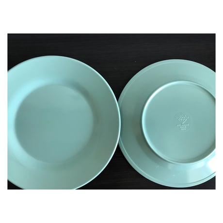 ＜合わせ買い＞【香港☆メラミンお皿】<直径20cm>  元気がでるビタミンカラー / （４色）家居用品 #405298R