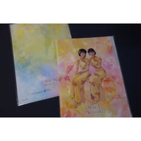 【香港☆廣生堂】 Two Girls A4ファイル  /  仕切りがついて便利です♪  #511235N