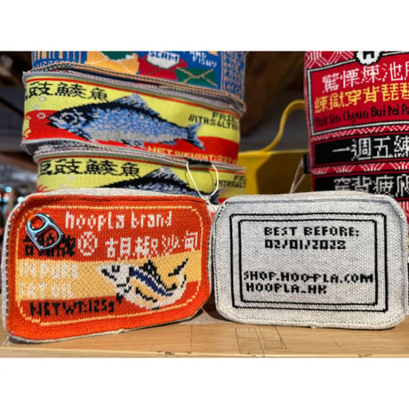 ＜リクエスト予約商品＞【香港 ☆ Hoopla HK】胡掓沙甸罐頭散紙包・貓罐頭散紙包  /  可愛い２種類のポーチ　#R509299R9