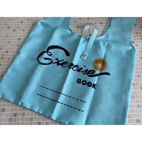 >SALE<☆Handmade☆【香港・HANDMADESHIP】 「Exercise Book」環保袋（２色） /   幅が有る物を入れるのに便利です#2072310S
