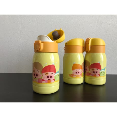 【香港☆マクダル】☆おすすめ☆麥兜☆真空保温杯200ml  / ステンレスボトル☆春田花花幼稚園  #501308sa