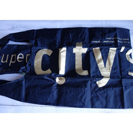 【香港☆city super】絶賛☆おすすめ＜NEW＞ 環保袋・ECO BAG / Lサイズ　黑×金  #3022810N