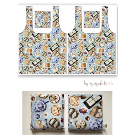 ＜予約商品＞☆Handmade☆【香港 ☆ Bymamalaterre】＜環保袋＞７種類☆萌える香港☆Foldable Shopping Bag  #R602267R