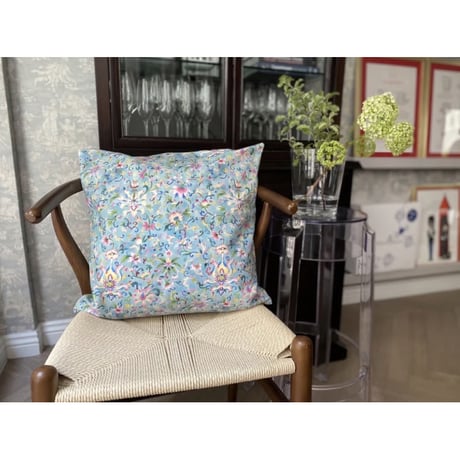 🉐＜予約商品＞☆手描き水彩画☆【香港 ☆ Bymamalaterre】Cushion Cover・2種類  / クッションカバー  #R602261S