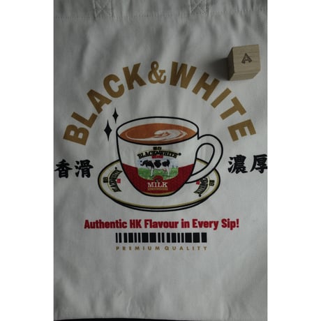 【香港☆2026黑白®85周年之旅】＜TOTE BAG＞黑白淡奶BLACK&WHITE / かなりかわいい３種類  #607294R