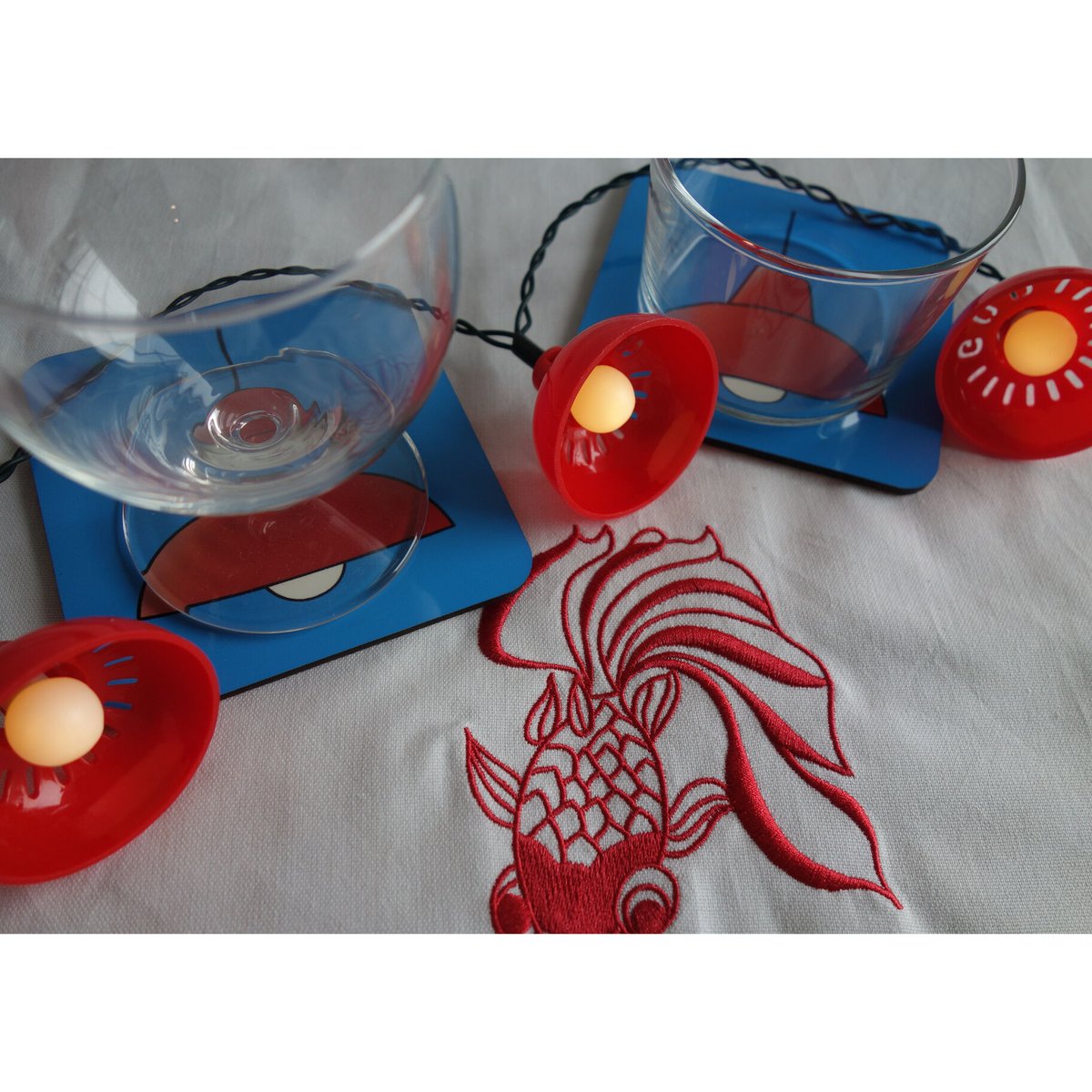 香港☆L / F】キュートな紅A♡コースター / Java Road Lamps Coas