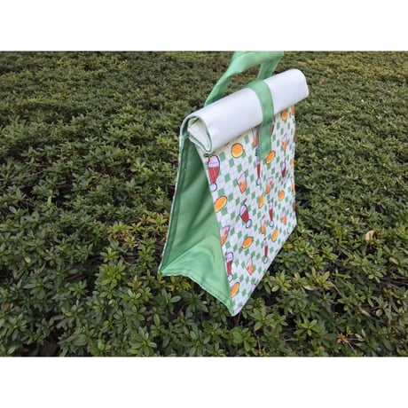 【香港☆特色香港】巻型保温保冷便當袋４柄  /   ROLLTOP LUNCH BAG　#207239S