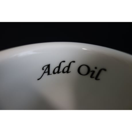 ＜リクエスト＞【香港☆至愛黑白淡奶】2015年版＜Add Oil＞  /  BLACK & WHITE  Cup & Saucer  #4053030N