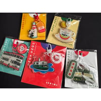 【香港☆KONGifts】 ＜特色香港＞　亞克力匙扣式  /  いちいち可愛い♡５種類のアクリルキーチェーン　 #6062929N