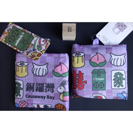 <SALE>♡香港からの推♡【香港☆city super】環保袋【大】＜尖沙咀＞＜銅鑼湾＞ /  可愛い♡2種類　#SA6012926R