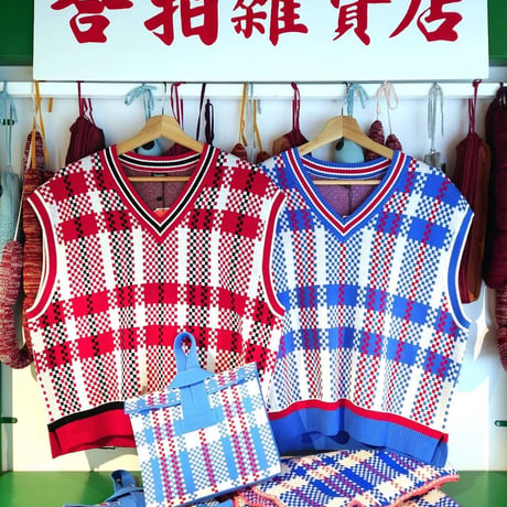 ＜予約＞【香港 ☆ Hoopla HK】Knitted Vest <４種類> /  おススメ　ニットベスト#R511248R