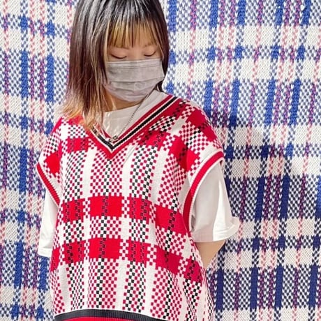 ＜予約＞【香港 ☆ Hoopla HK】Knitted Vest <４種類> /  おススメ　ニットベスト#R511248R