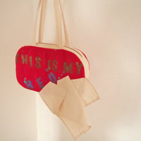 My Red Universe bag