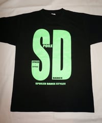 SDビックプリントTシャツ(ネオングリーン)
