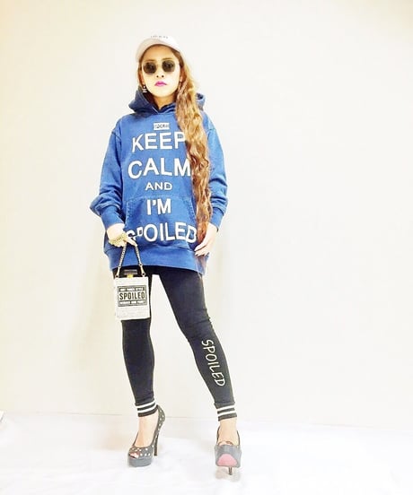 KEEP CALMデニムパーカー