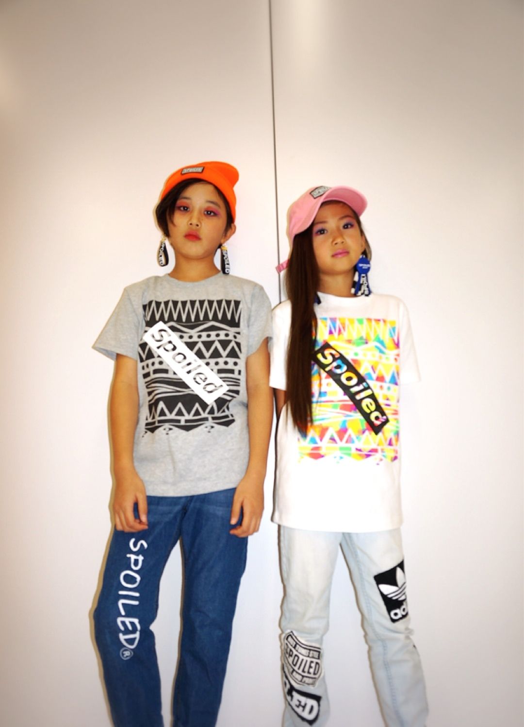 幾何学柄Tシャツ | spoiled