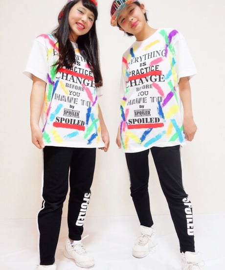 ★カラフルペイントTシャツ
