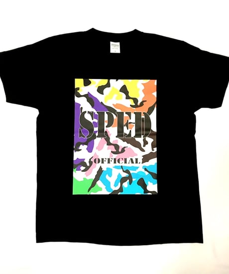 カラフル迷彩Tシャツ