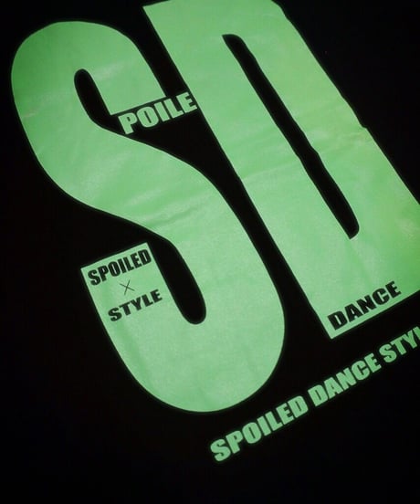SDビックプリントTシャツ(ネオングリーン)