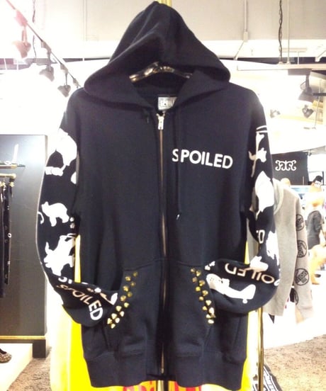 ★SPOILEDbearジップパーカー