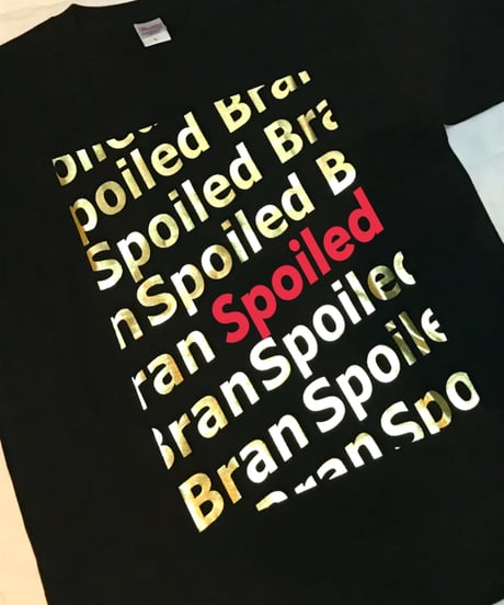 SPOILEDゴールドTシャツ
