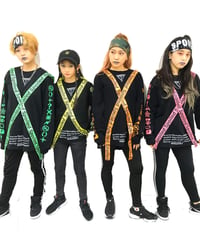 SPOILEDテープ付きロングTシャツ
