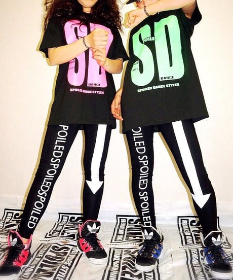 SDビックプリントTシャツ(ネオングリーン)