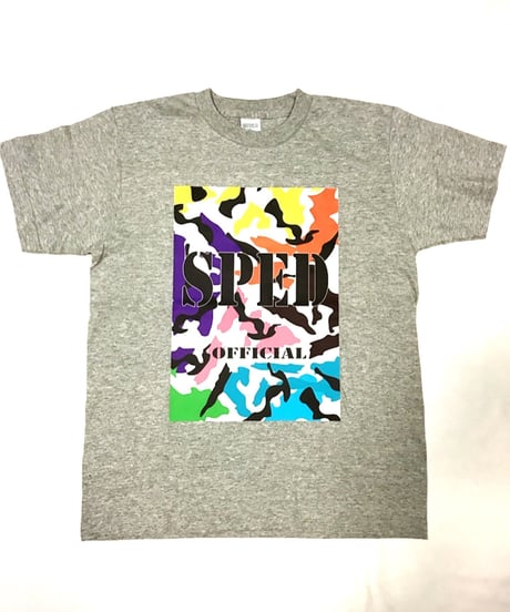 カラフル迷彩Tシャツ