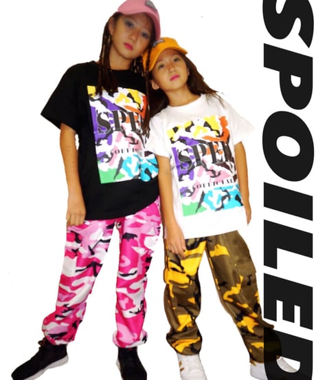 カラフル迷彩Tシャツ