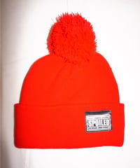 ボンボン付ニットCAP