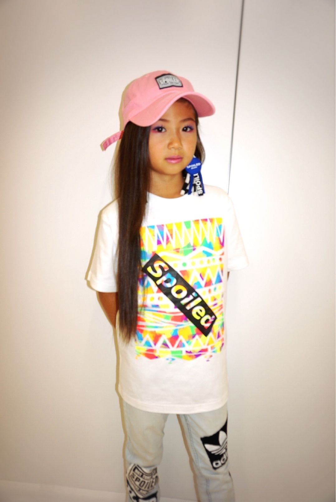 幾何学柄Tシャツ | spoiled