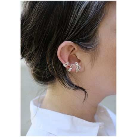 Kazenami silver earcuff (S-2)