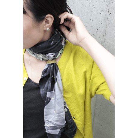 bobo (M) brass necklace  -無地-