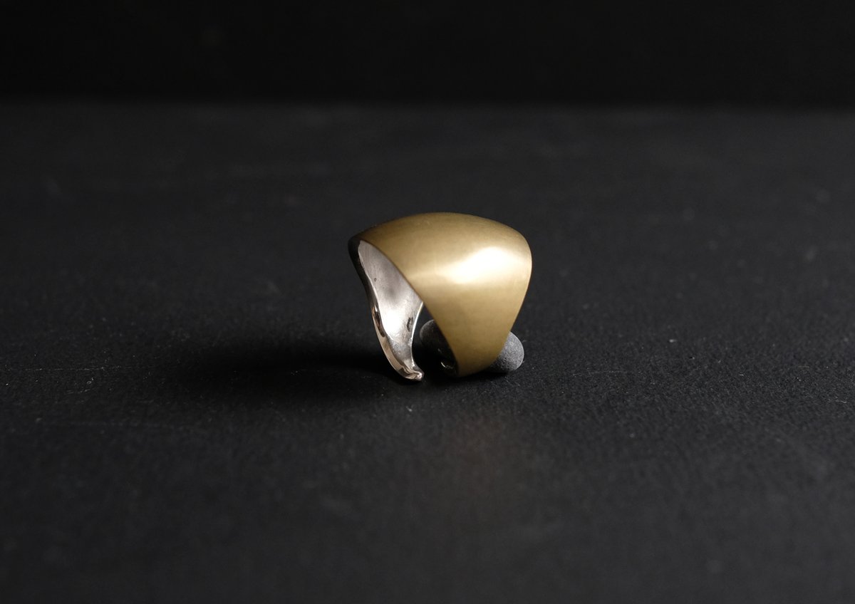HORIZON Brass Ring | 鶫 tsugumi 銀小物製作所 online store