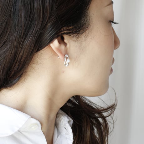 blackmoor(S) silver pierce -pearl-