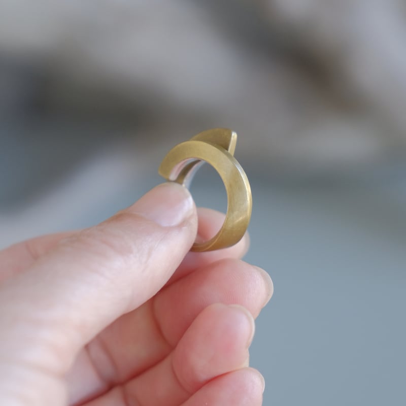 Vine brass ring | 鶫 tsugumi 銀小物製作所 online store