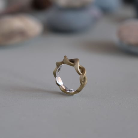 Kazenami Brass  Pinky Ring