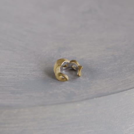 Kazenami brass earcuff (S-2)