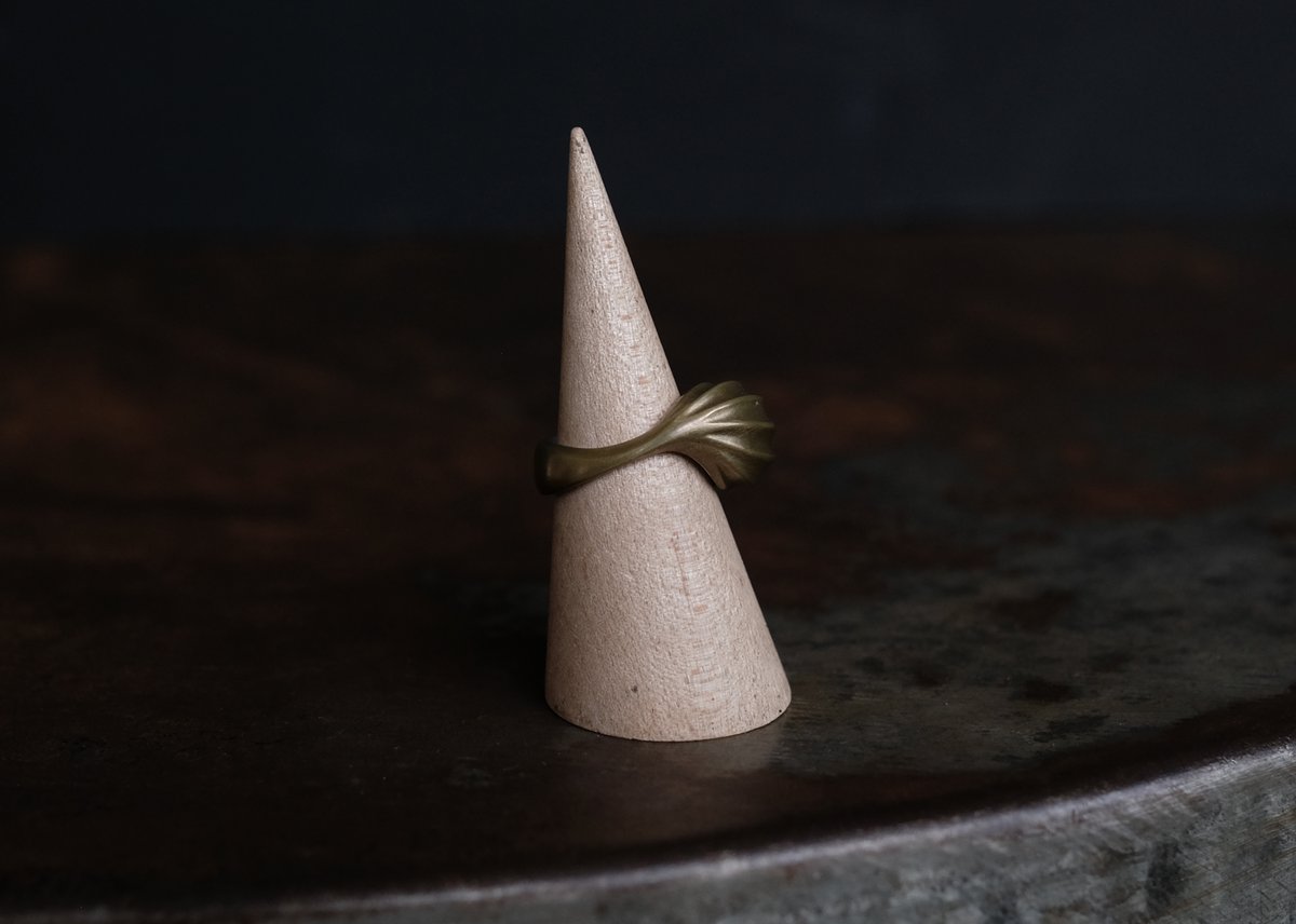 Asatsuki Tsuboi Brass Ring | 鶫 tsugumi 銀小物製作所 o