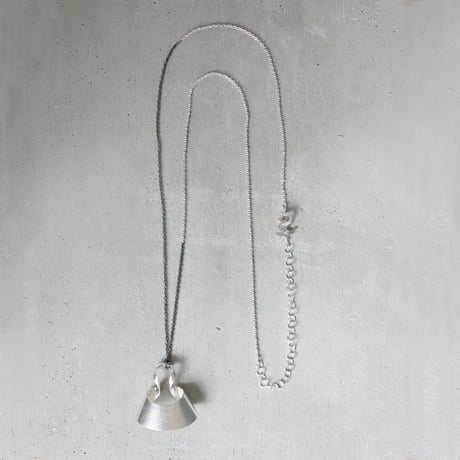 bobo (S) silver necklace　-無地-
