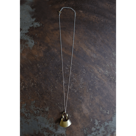 bobo (M) brass necklace  -無地-