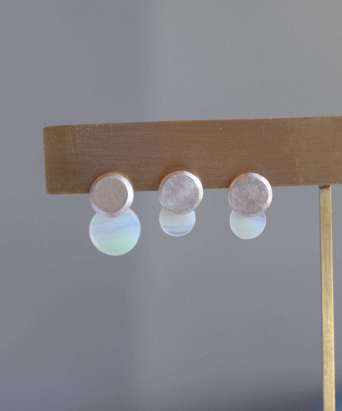 Halos pierce アゲート | 鶫 tsugumi 銀小物製作所 online s