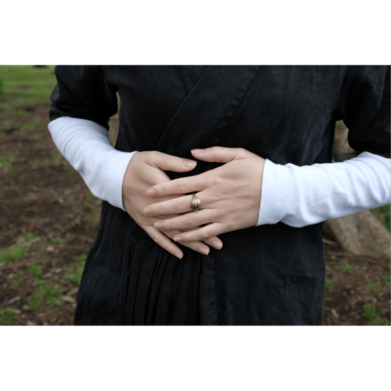 Asatsuki Tsuboi Brass Ring | 鶫 tsugumi 銀小物製作所 o