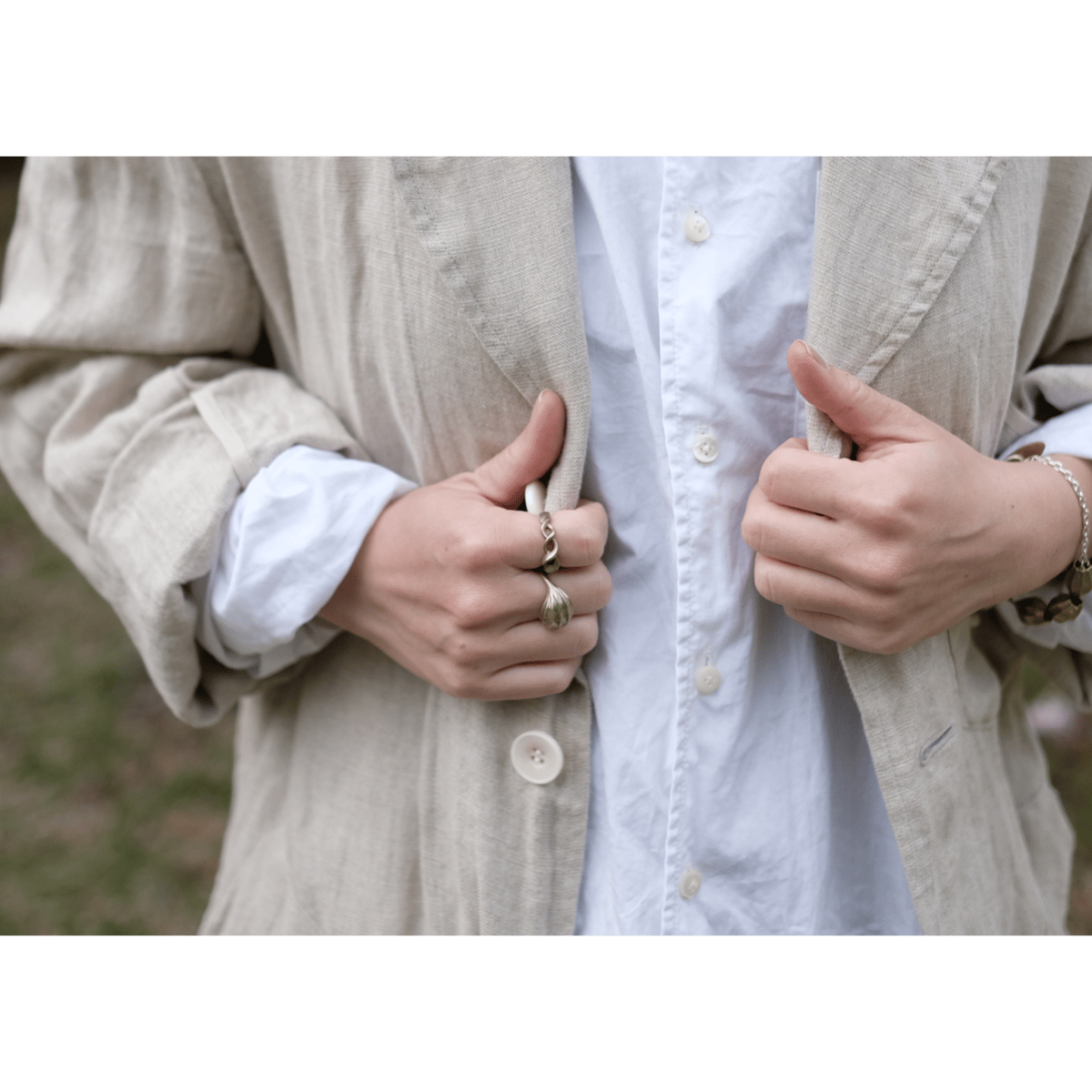 Asatsuki Tsuboi Brass Ring | 鶫 tsugumi 銀小物製作所 o