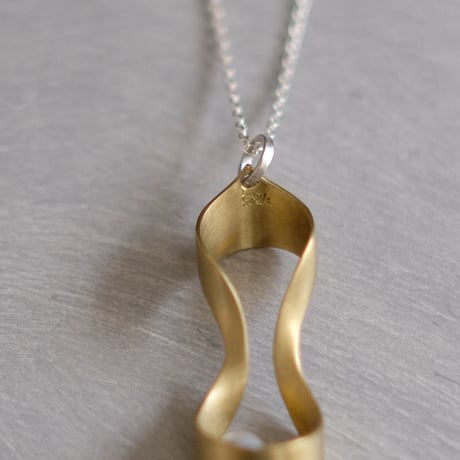 black moor (M) brass necklace -pearl-