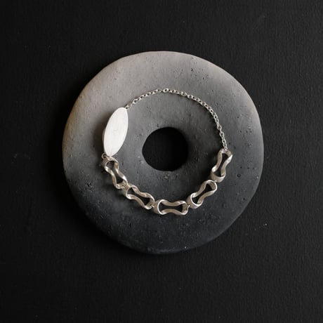 Black moor (S) 5 piece Silver Bracelet