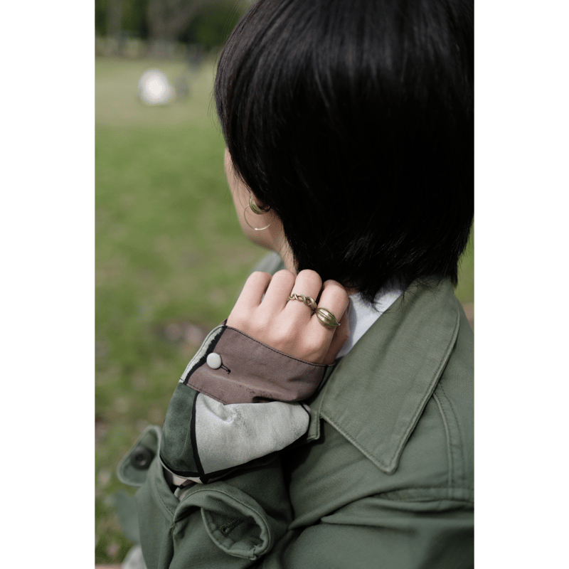 Asatsuki Tsuboi Brass Ring | 鶫 tsugumi 銀小物製作所 o