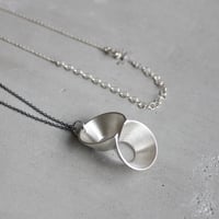 pump (L) silver necklace -無地-